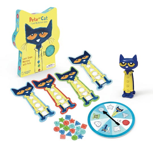 Educational Insights&#xAE; Pete the Cat&#xAE; I Love My Buttons Game